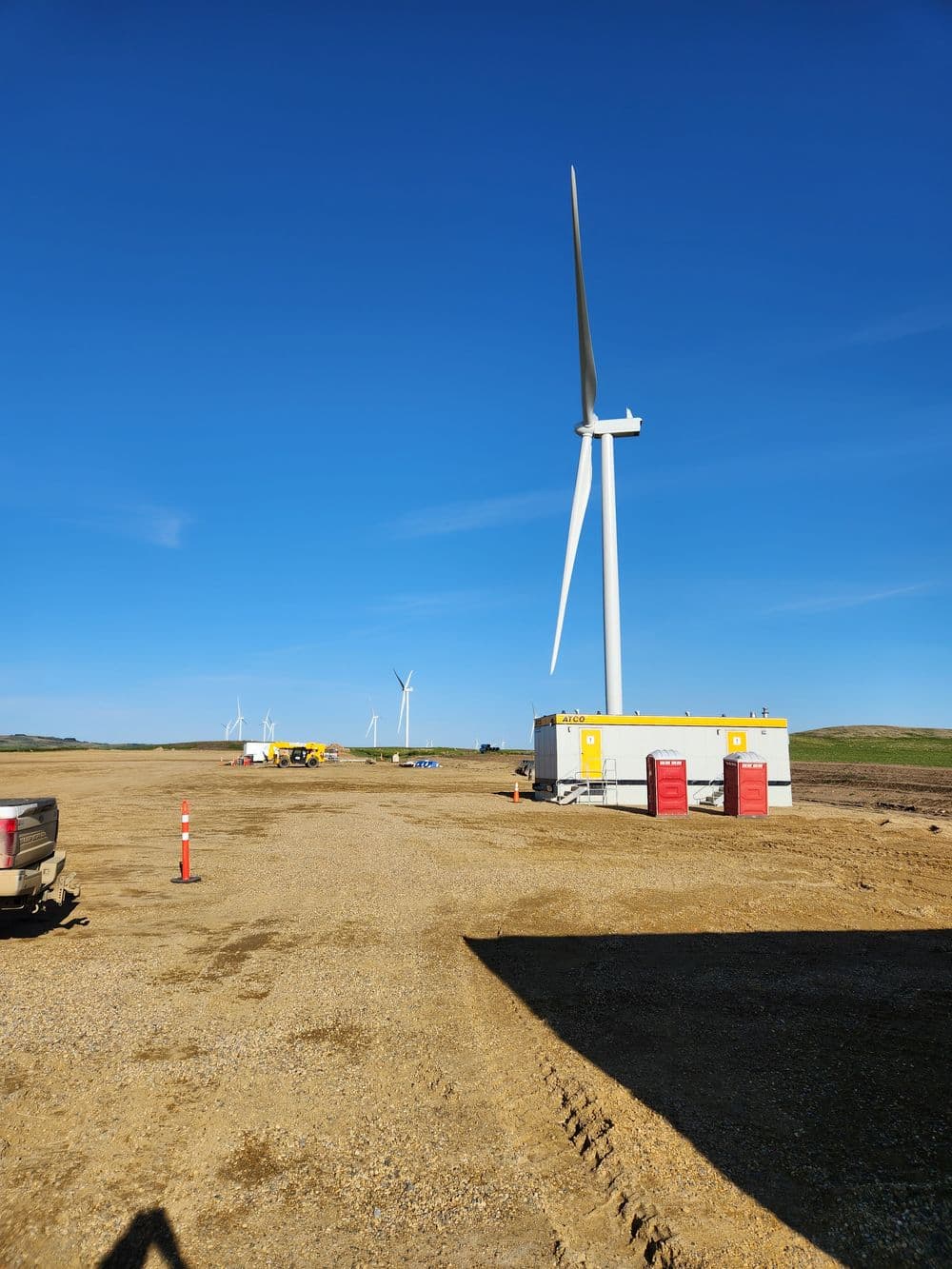 Vegetation control on wind terbine sites